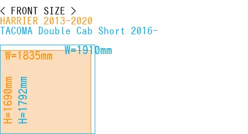 #HARRIER 2013-2020 + TACOMA Double Cab Short 2016-